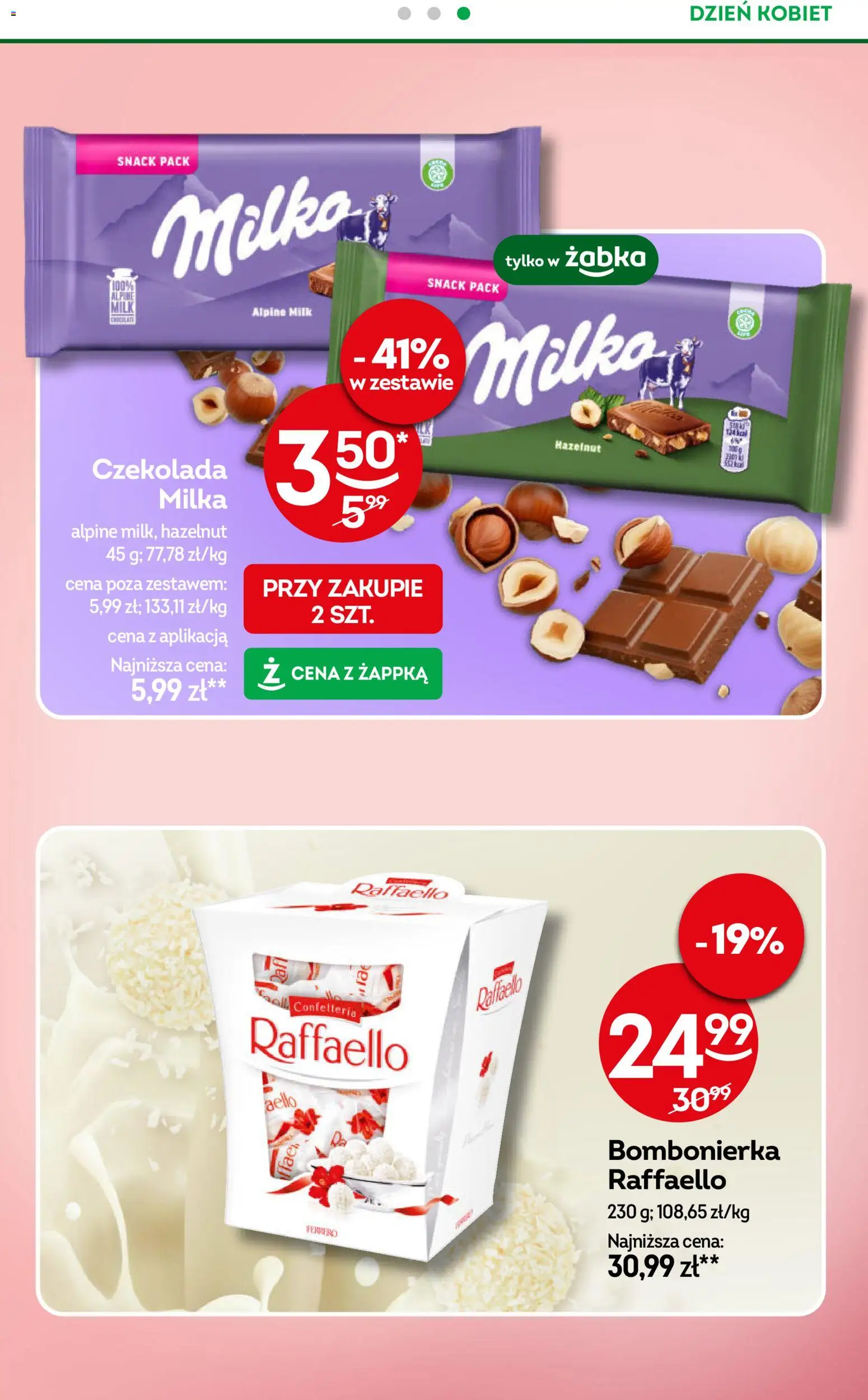 Żabka Gazetka od 25.02.2026 | Strona: 14 | Produkty: Bombonierka, Czekolada milka, Milka, Czekolada