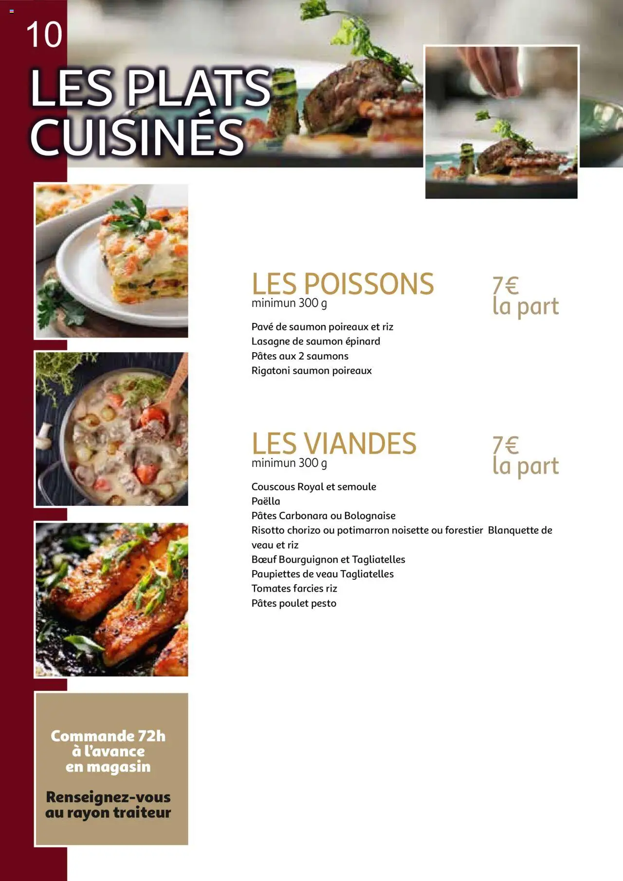  | Pagina: 10 | Producten: Lasagne, Chorizo, La
