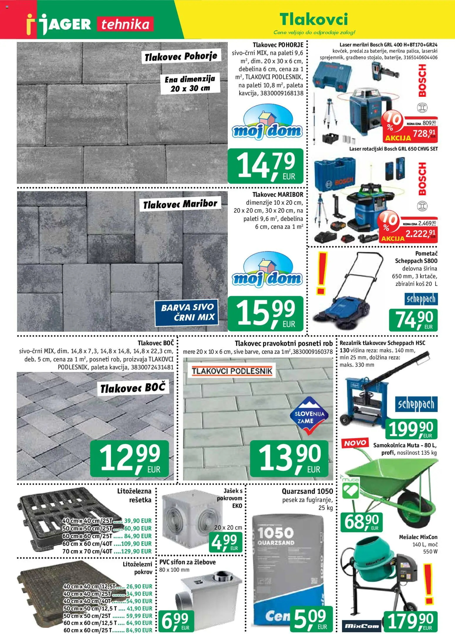 Novi Jager katalog ponudbe – veljaven od 29.04.2026 | Stran: 7 | Izdelki: Rezalnik, Kos, Barva, Mešalec