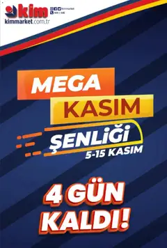 01.11.2025 tarihinden itibaren geçerli olan Kim Market kataloğu önizlemesi