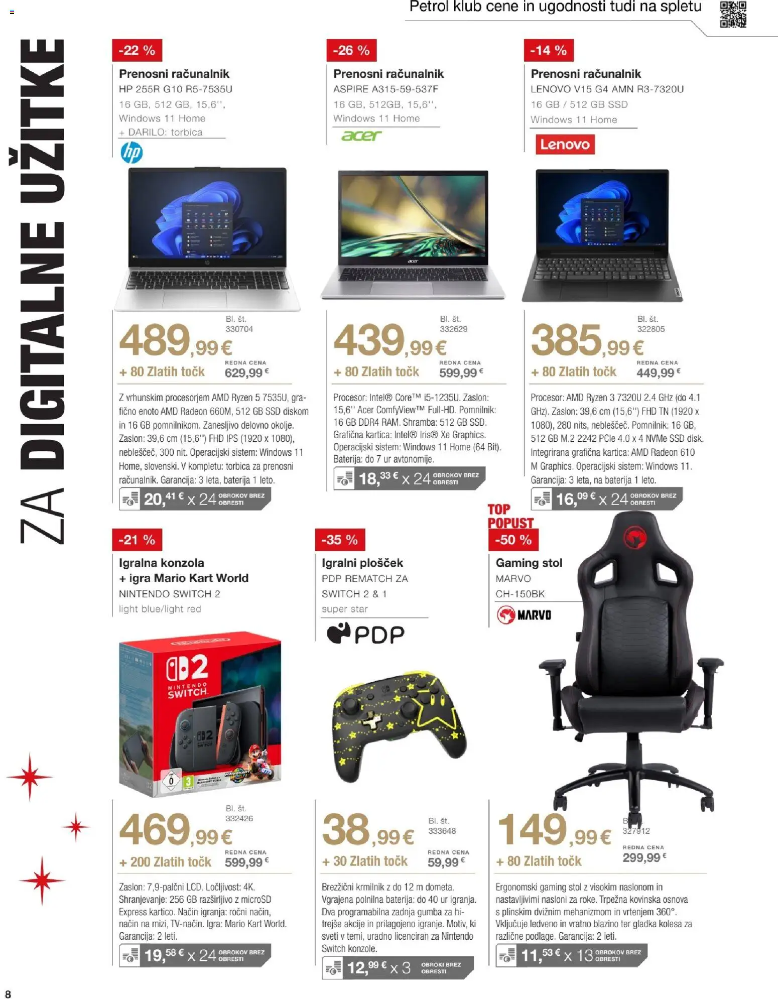 Novi Petrol katalog ponudbe – veljaven od 02.12.2025 | Stran: 8