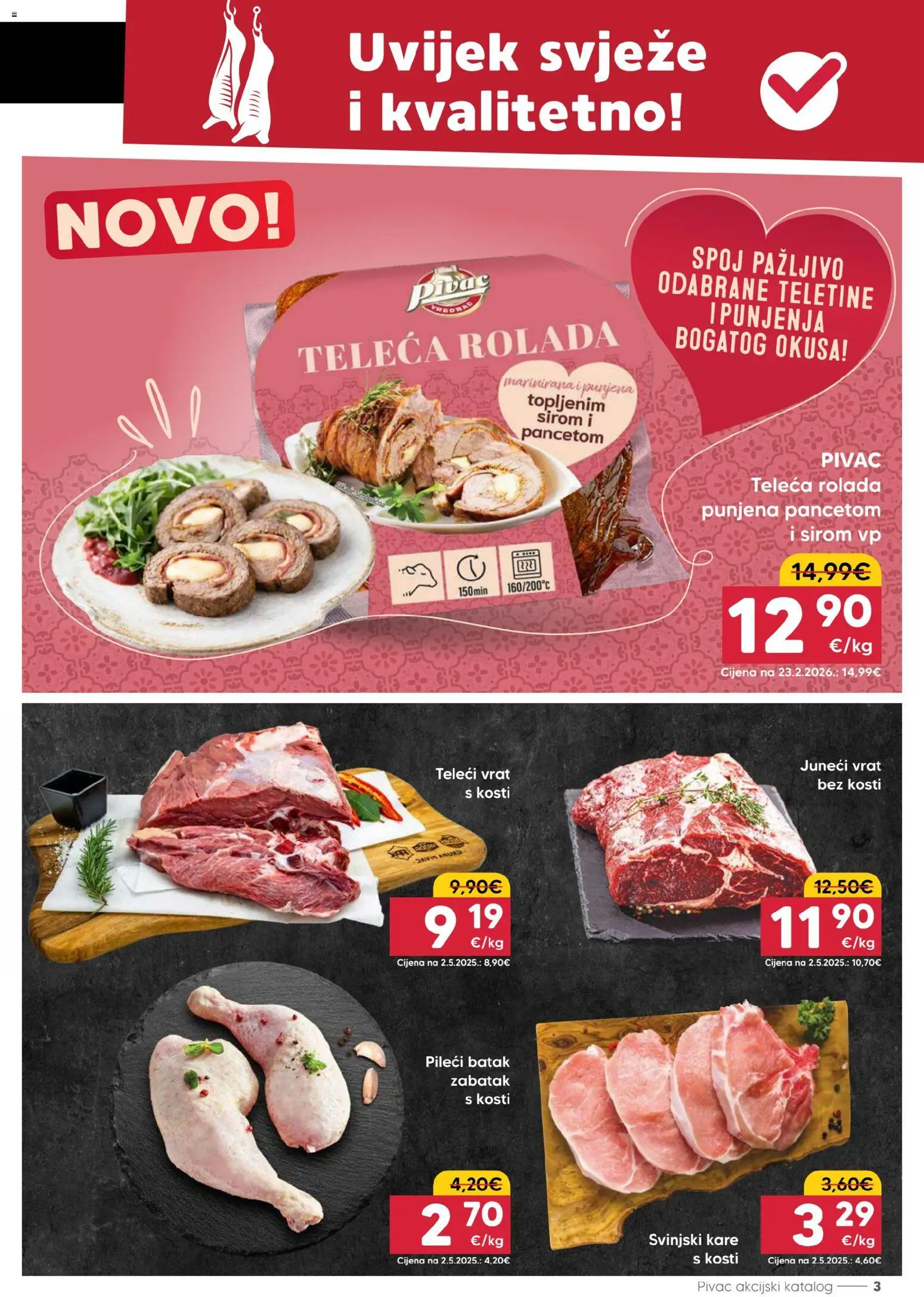 Pivac katalog | vrijedi od 09.03.2026 | Stranica: 3 | Proizvodi: Svinjski kare