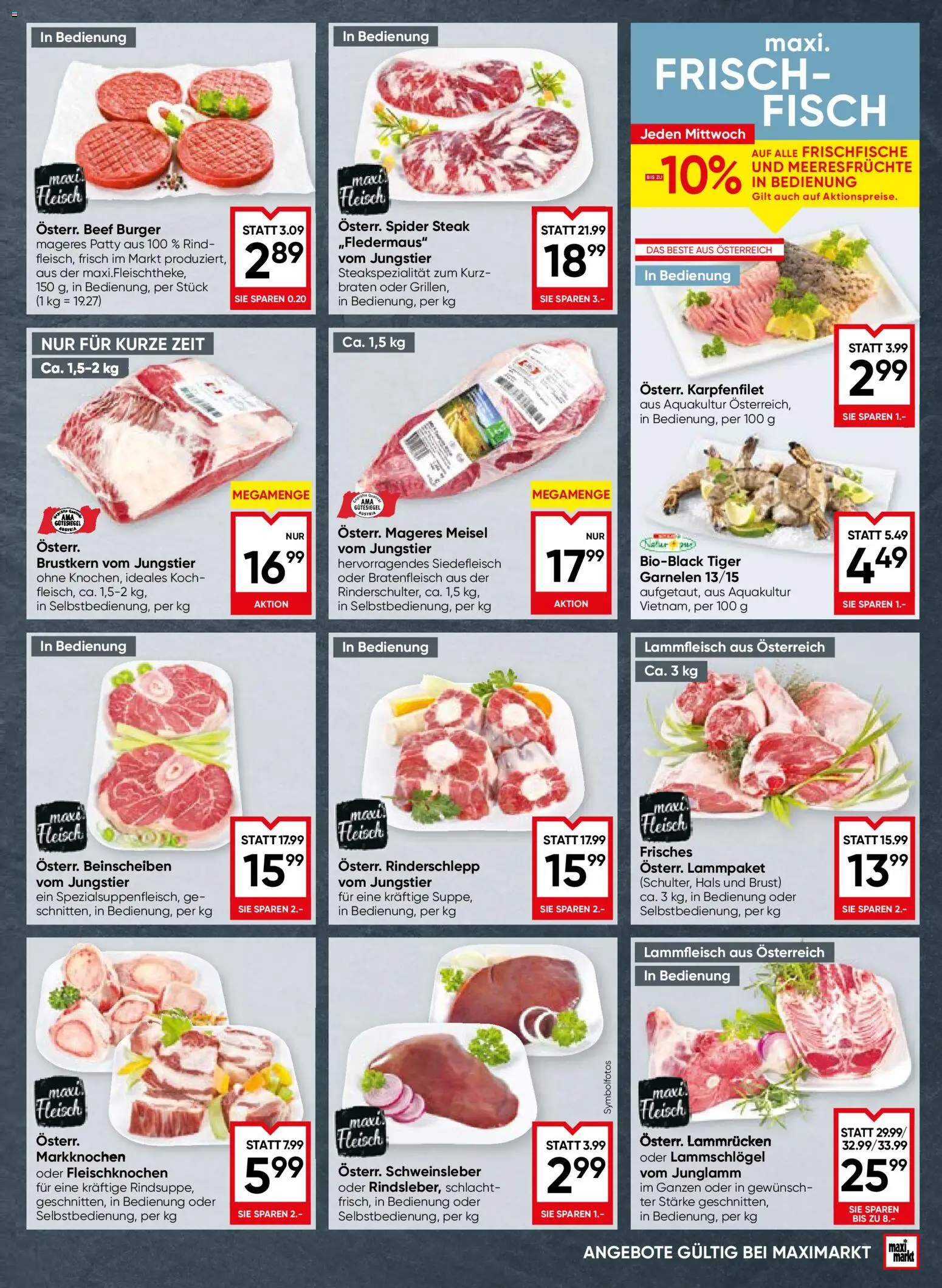 Maximarkt Flugblatt gültig ab 27.11.2025 | Seite: 3 | Produkte: Meeresfrüchte, Fisch