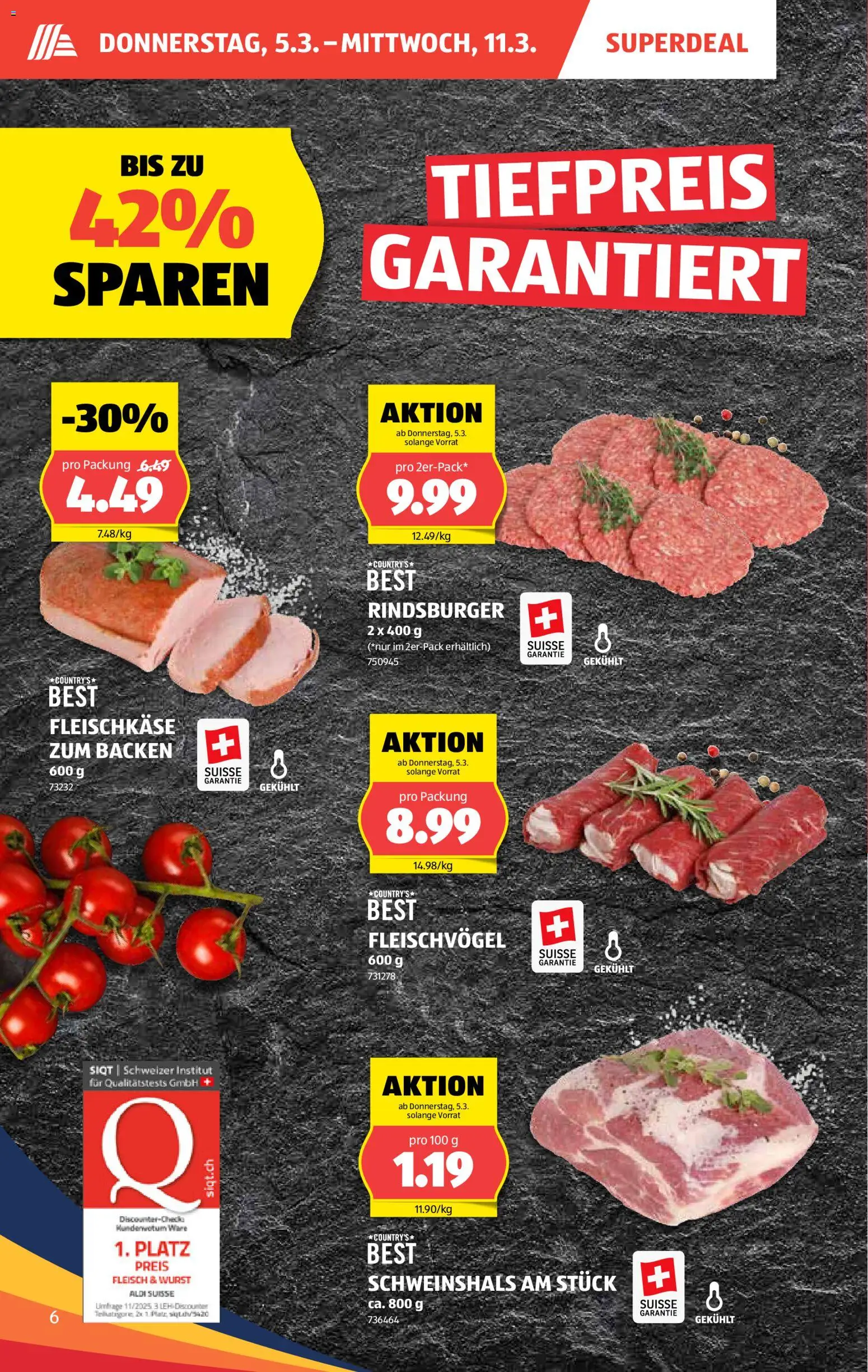 Aldi Aktionen – gültig ab 05.03.2026 | Seite: 7 | Produkte: Wurst