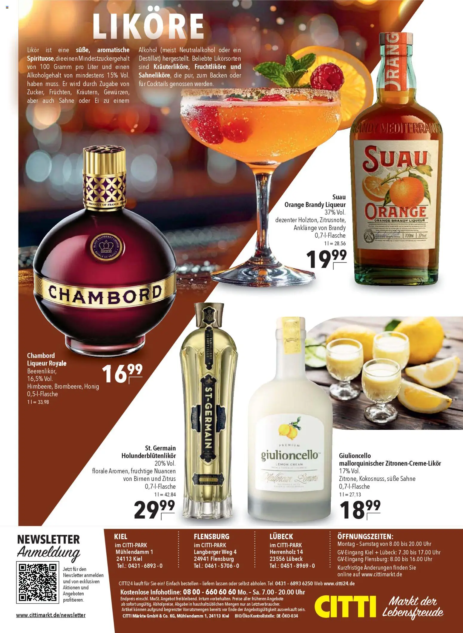 CITTI Markt - Spirituosen-Spezialitäten – gültig ab 26.11.2025 | Seite: 12 | Produkte: Likör, Sahne, Uhr