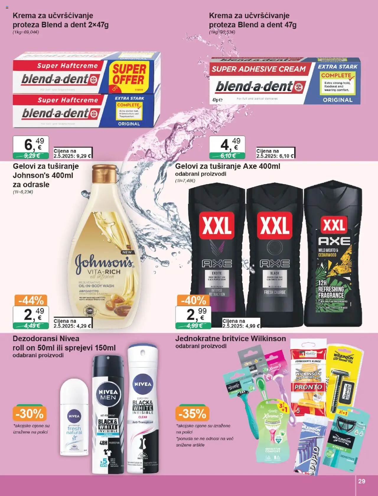 KTC katalog | vrijedi od 14.08.2025 | Stranica: 29 | Proizvodi: Roll on, Antiperspirant, Krema, Nivea