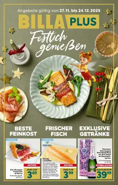 Billa Plus - Festlich genießen ab 27.11.2025 gültig