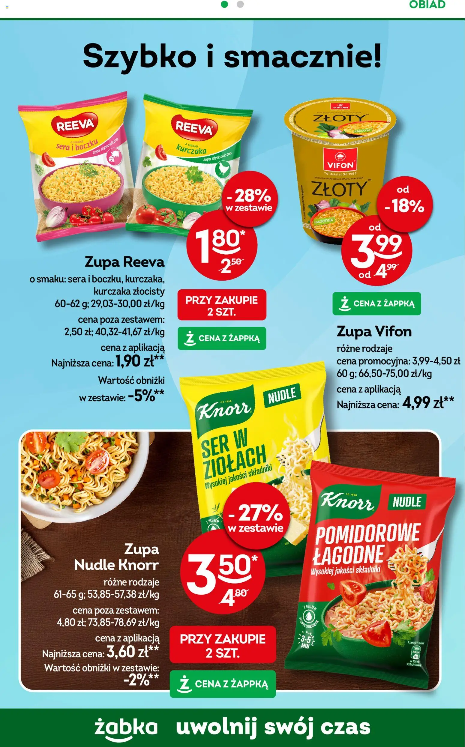 Żabka Gazetka od 05.11.2025 | Strona: 65 | Produkty: Vifon, Zupa, Ser