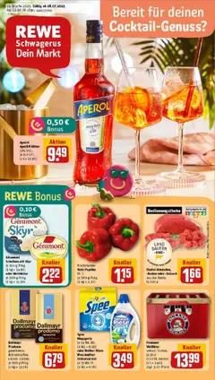 Rewe prospekt Augsburg	 gültig ab dem 27.07.2025