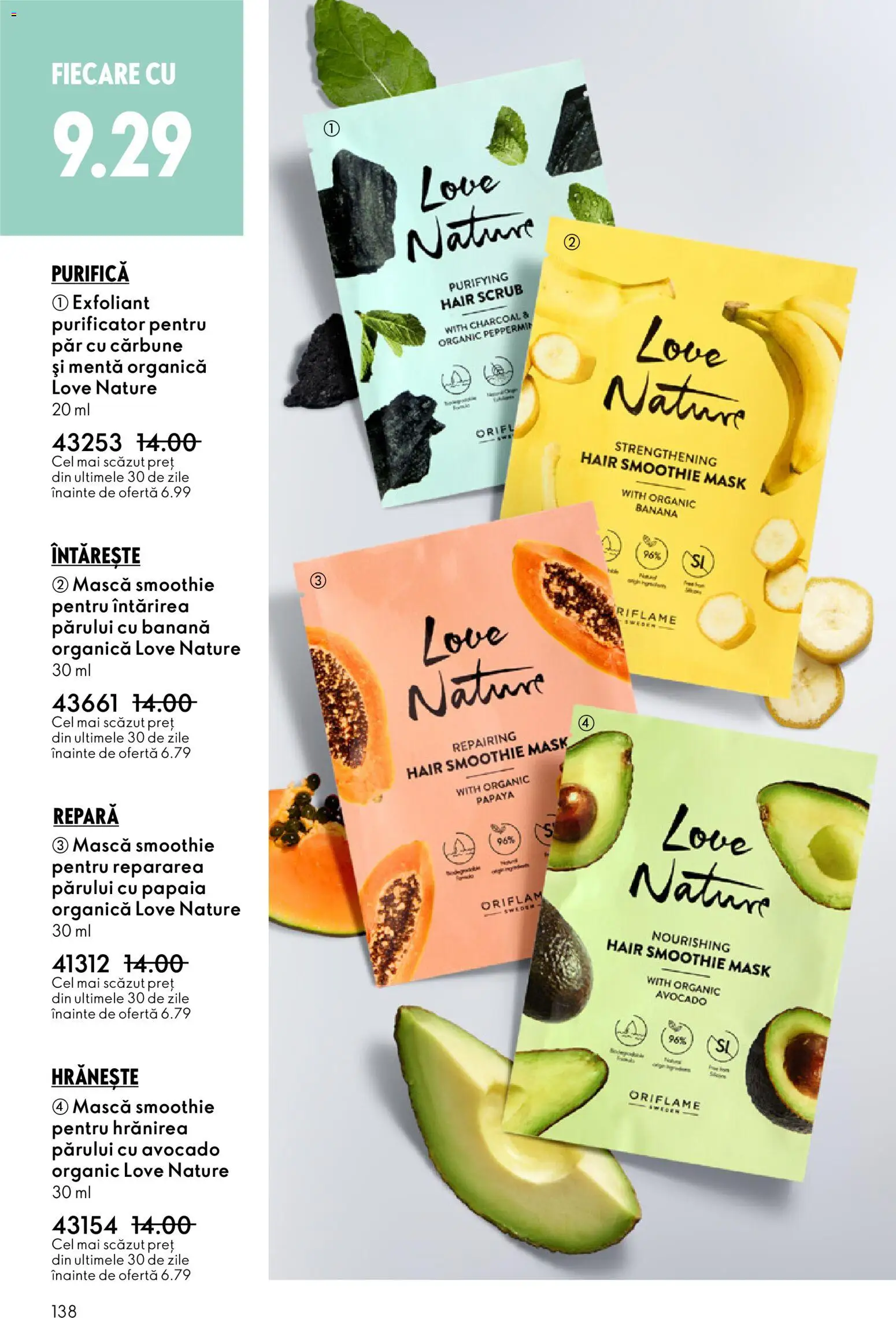 Noul catalog Oriflame – valabil de la 21.01.2026 | Pagină: 138 | Produse: Exfoliant, Scrub, Boncuklu Oyuncakları, Smoothie