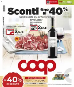 Anteprima del volantino COOP Legnano catalogo valido a partire dal 21.08.2025