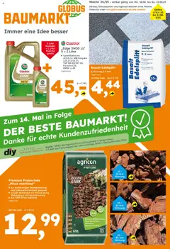 Globus Baumarkt Prospekt 	 gültig ab dem 18.08.2025