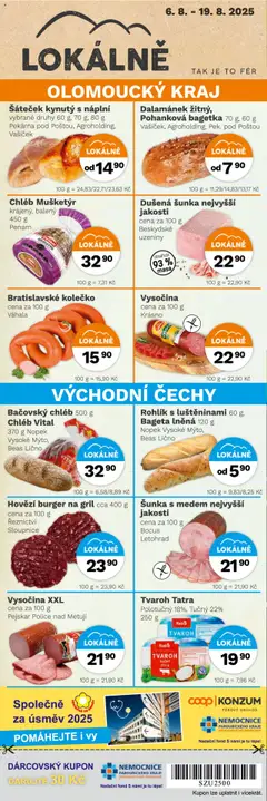 Konzum leták od 06.08.2025 | Strana: 2