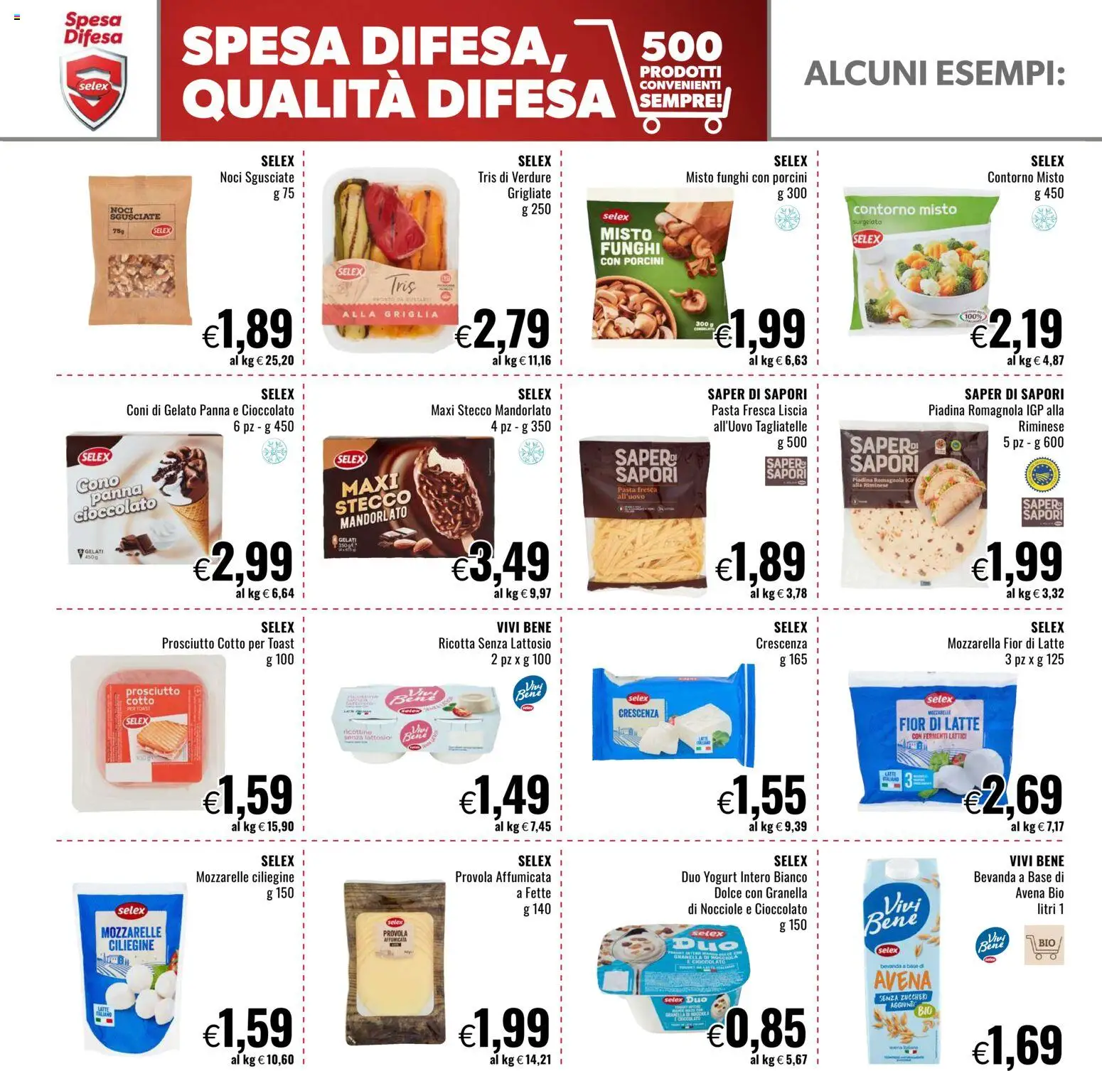 Volantino Famila del 19.02.2026 | Pagina: 24 | Prodotti: Panna, Prosciutto, Noci, Provola