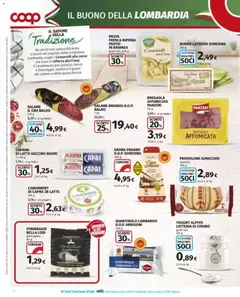 Anteprima del volantino Volantino COOP	 valido a partire dal 22.01.2026 | Pagina: 16 | Prodotti: Provolone, Salame, Latte, Grana Padano