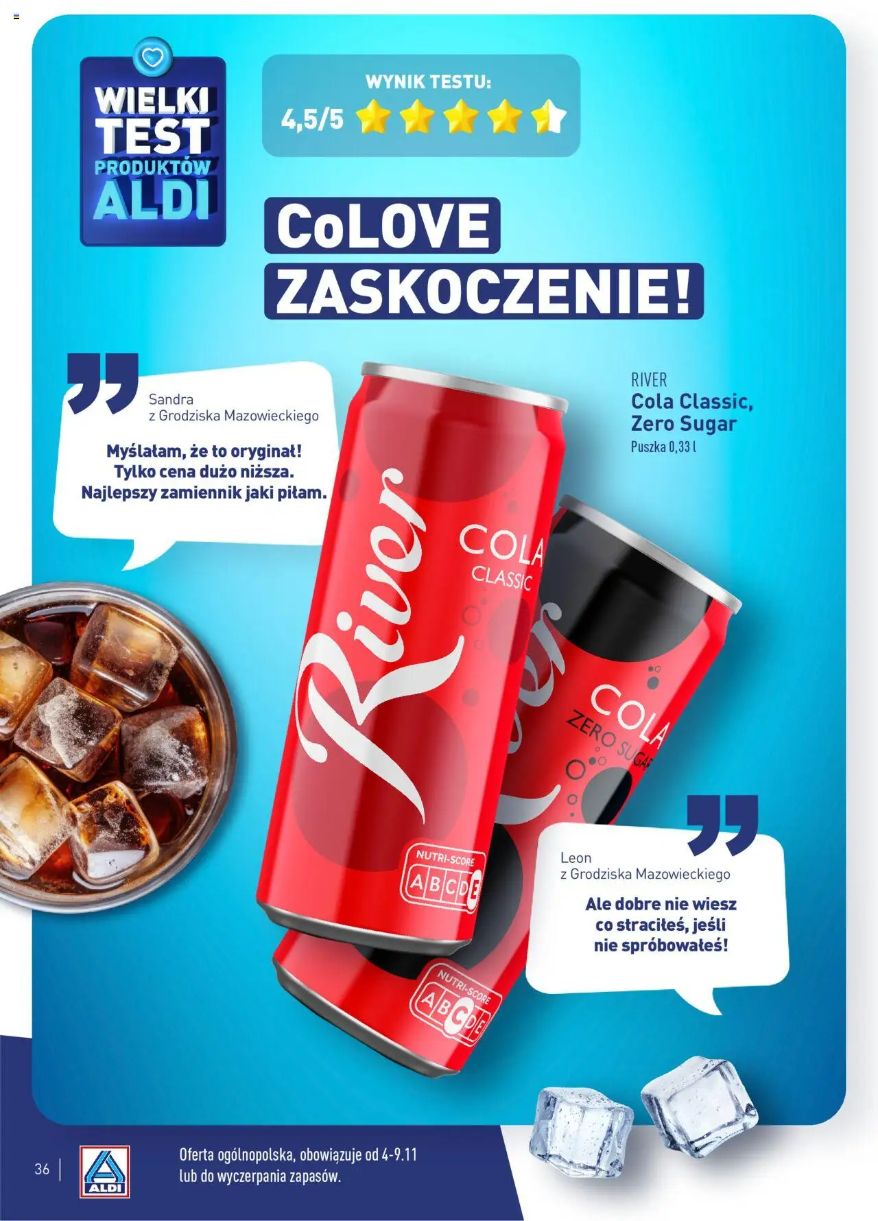 Aldi Gazetka - Wielki test od 04.11.2024 | Strona: 36
