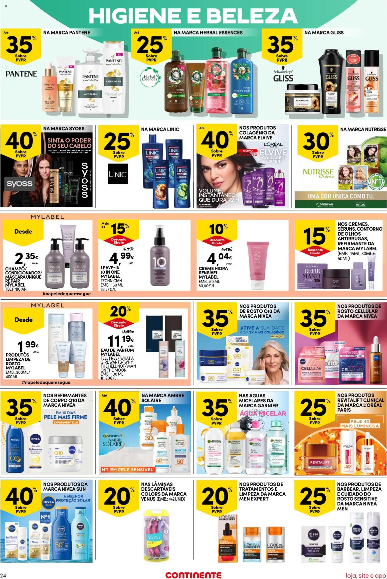 Continente Semanal Continente Bom Dia │ válido de 21.04.2026 | Página: 24 | Produtos: Perfume, Óleo, Creme