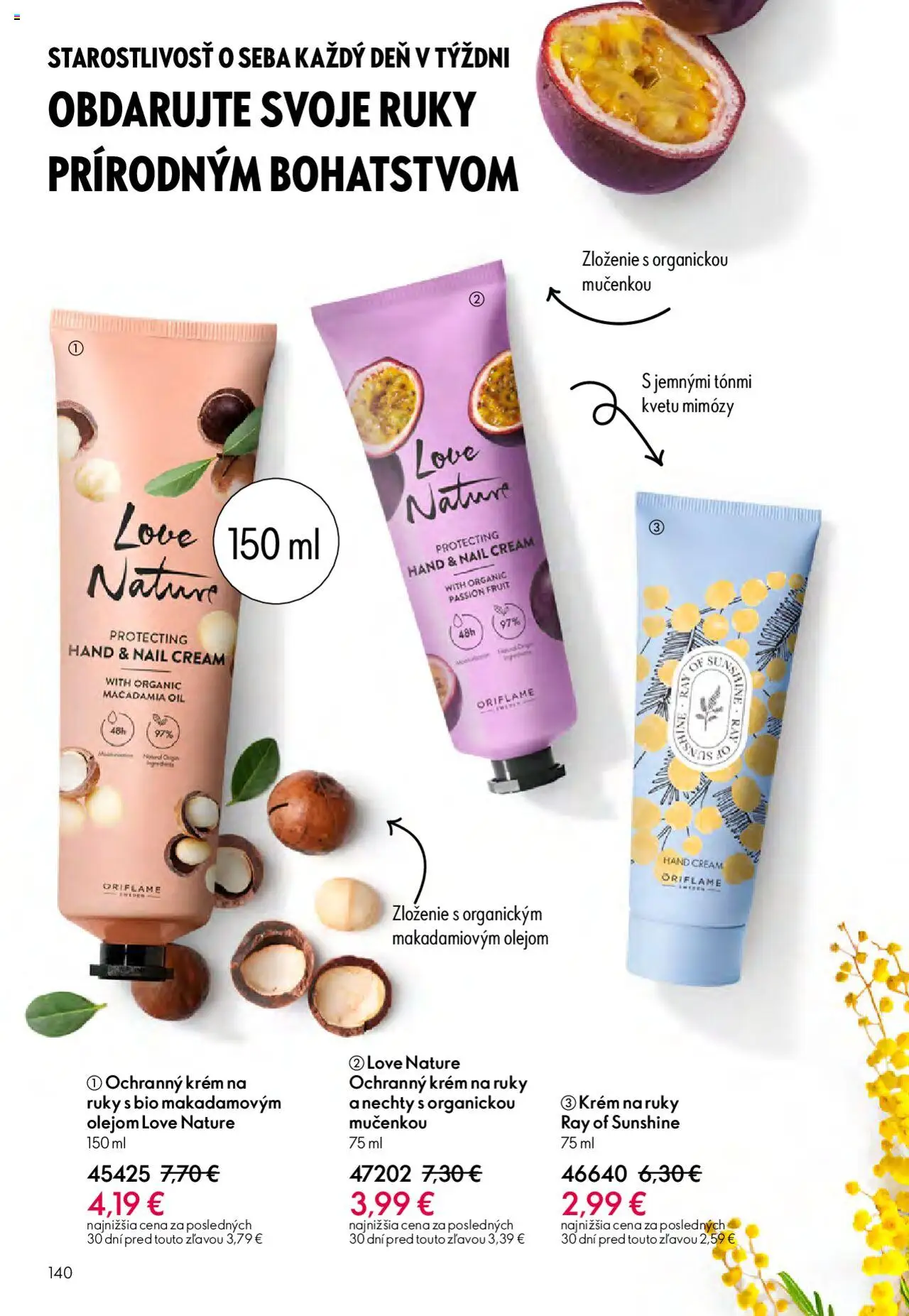 Katalóg Oriflame 13 2025 │ platný od 07.09.2025 | Strana: 140 | Produkty: Krém na ruky, Krém