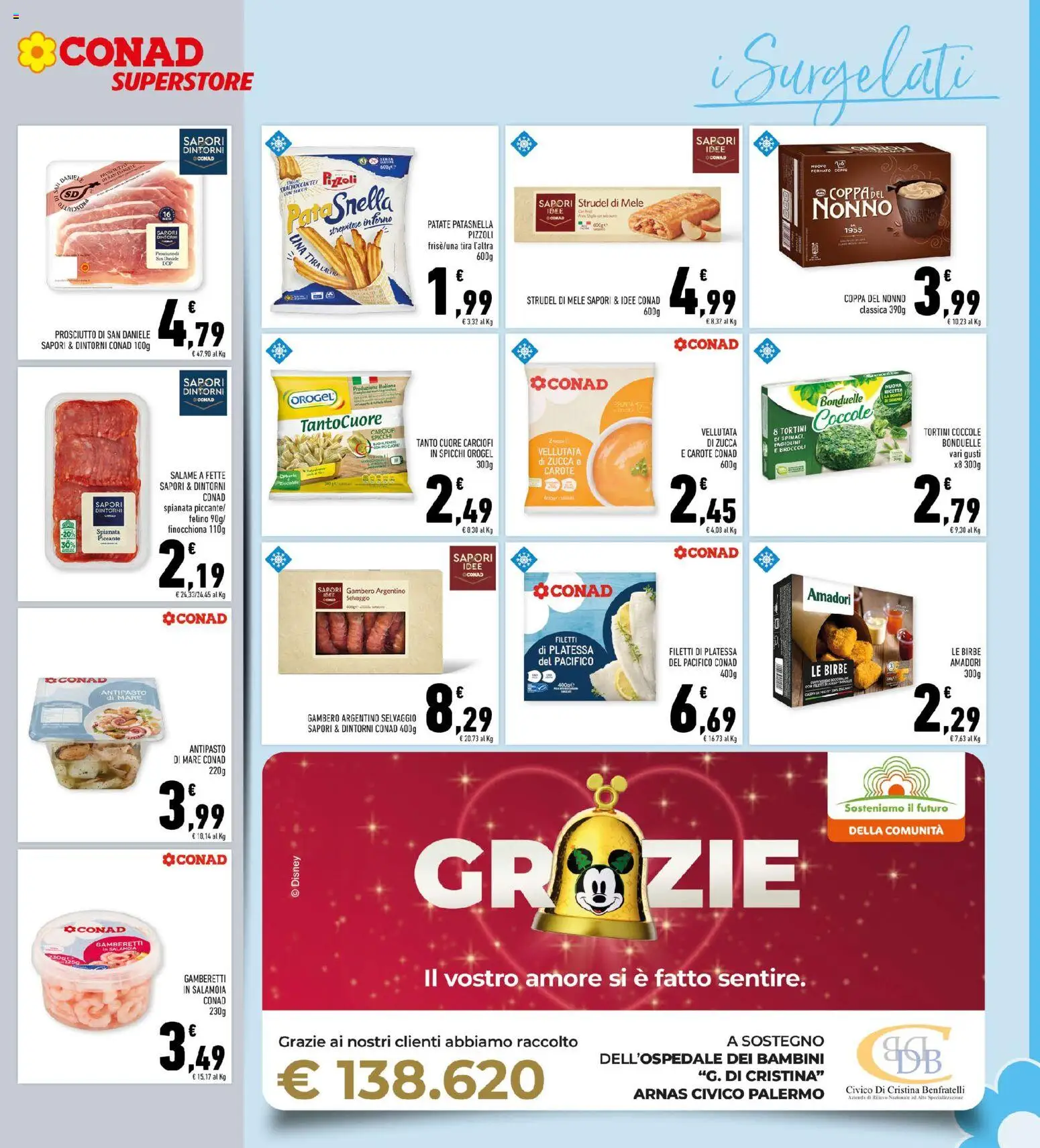Volantino Conad del 25.02.2026 | Pagina: 13 | Prodotti: Mele, Nuggets, Pasta, Spinaci