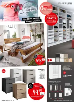 Zurbrüggen - Zurbrüggen: Tierisch günstig ab 10.10.2025 gültig | Seite: 10 | Produkte: Bett, Drehtürenschrank, Bettwäsche, Creme