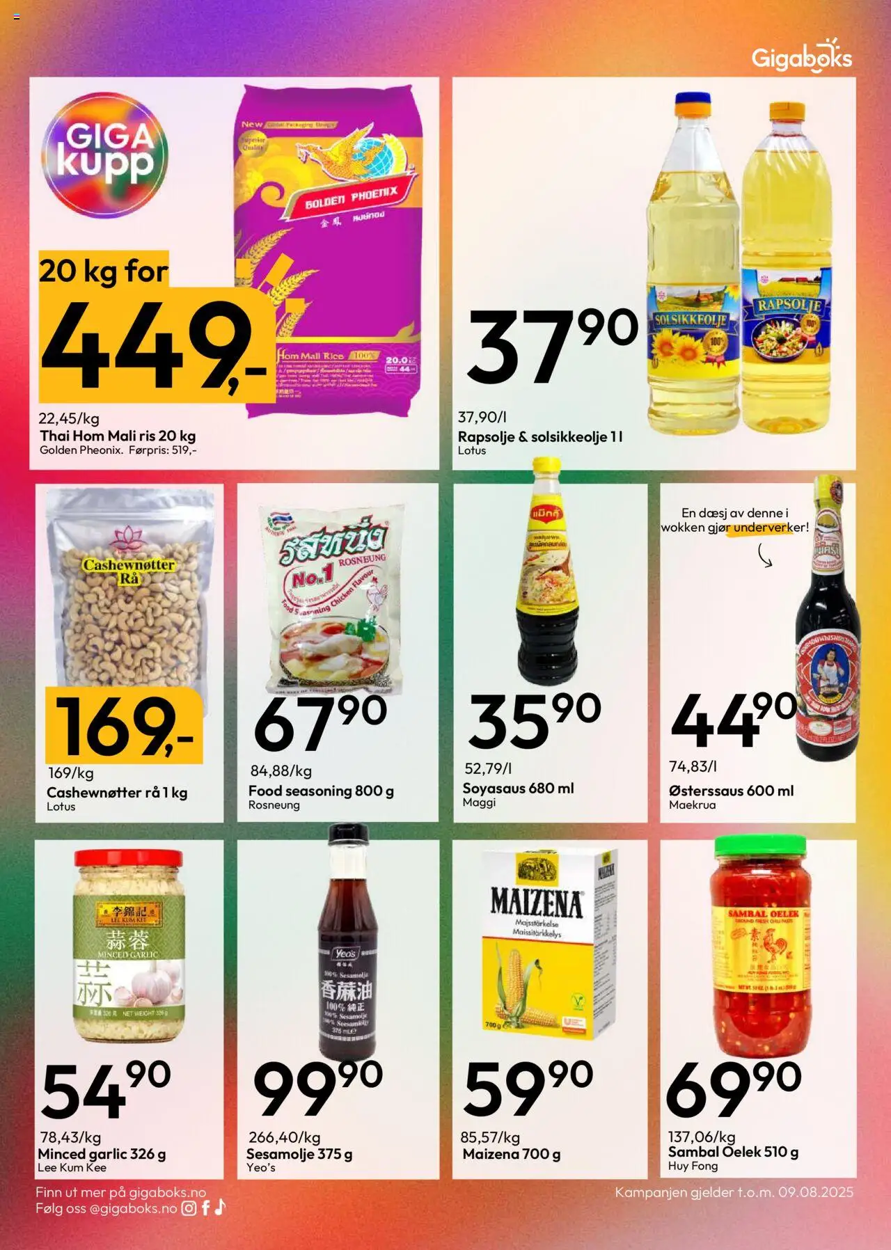 | Side: 7 | Produkter: Ris, Суміш дитяча, Panou gard, Cashewnøtter