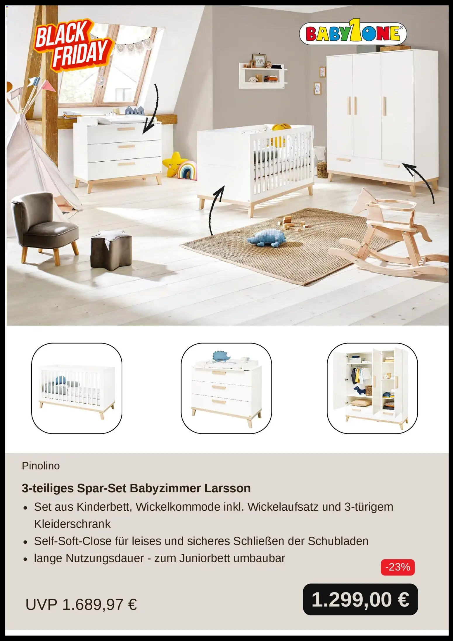 BabyOne - Black Friday – gültig ab 03.11.2025 | Seite: 6 | Produkte: Kleiderschrank