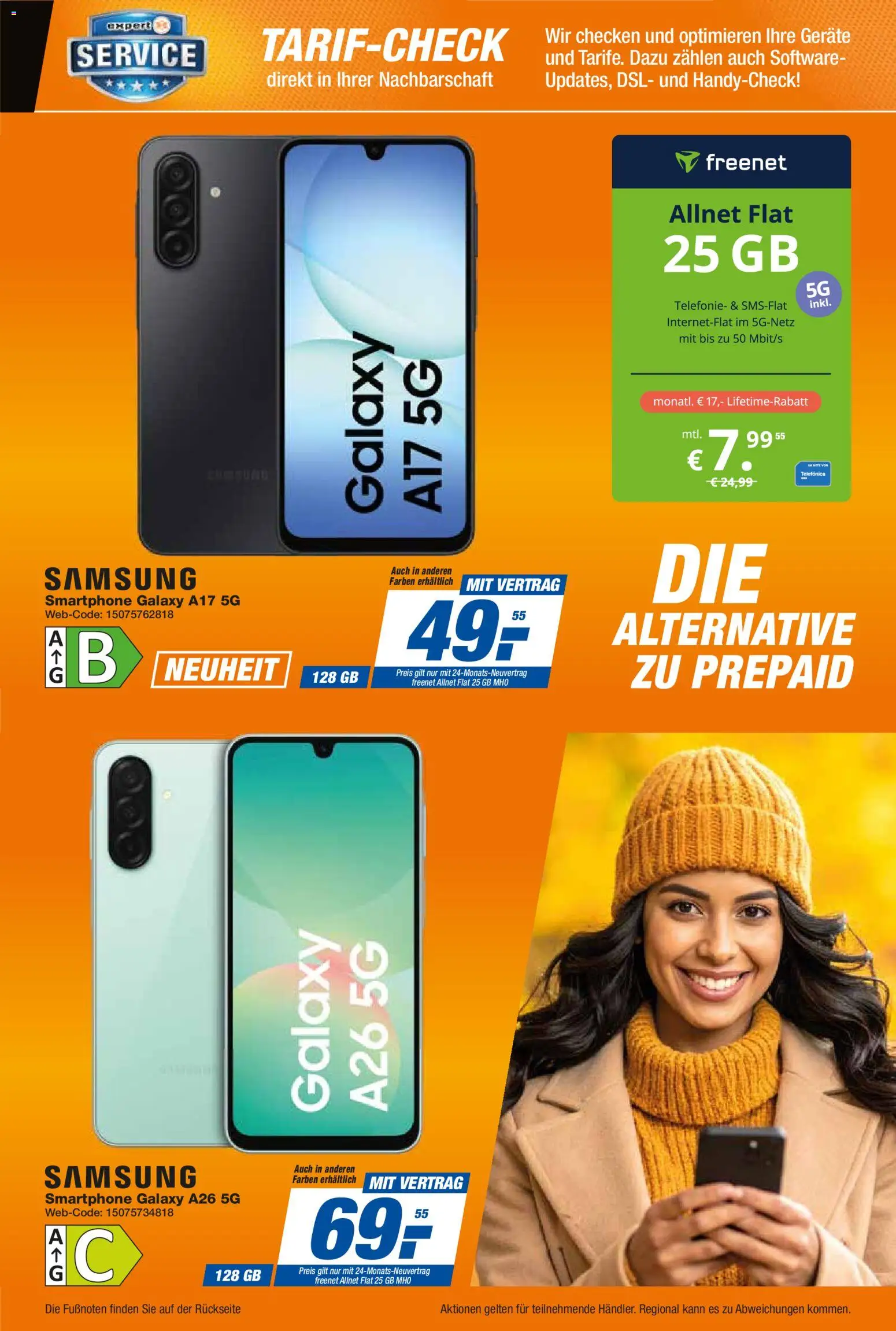 Expert - Black Weeks Smartphone-highlights – gültig ab 22.11.2025 | Seite: 17 | Produkte: Samsung, Smartphone