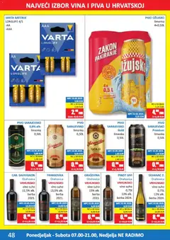 Vrutak - Katalog - Pregled kataloga iz trgovine Vrutak, vrijedi od 15.12.2025 | Stranica: 48 | Proizvodi: Vino, Pivo, Ožujsko, Baterije