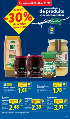 LIDL - Prévisualisation de Confiture intense fruits rouges, 420 g Confiture intense fruits rouges valide à partir de 29.01.2026 | Page: 9