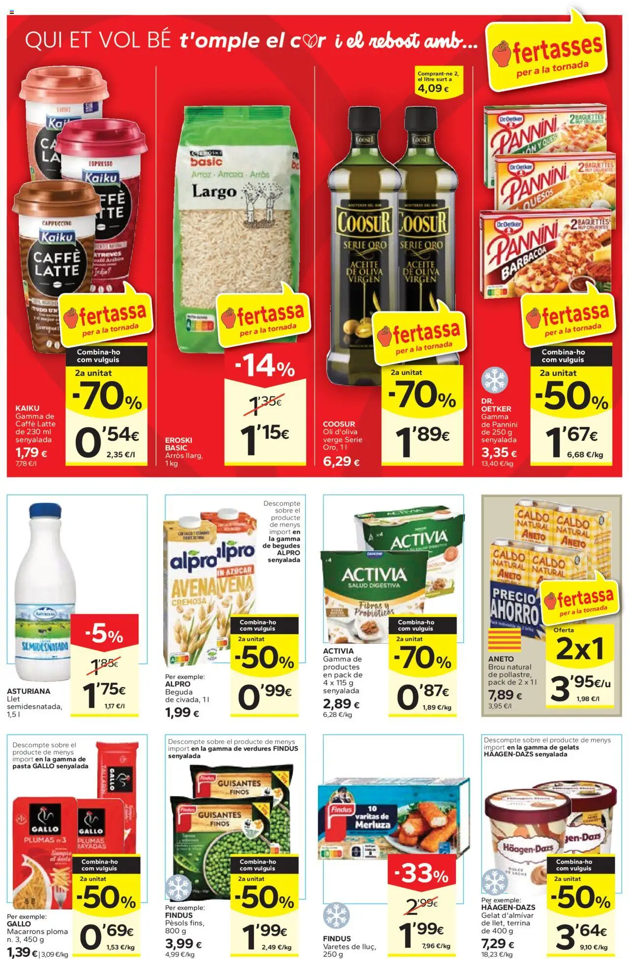 Caprabo folleto │ válido desde el 18.09.2025 | Página: 9 | Productos: Arroz, Pasta, Barbacoa