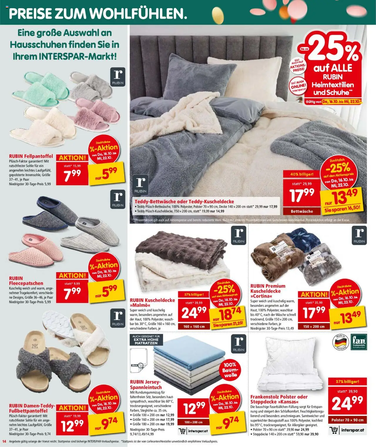 Interspar Flugblatt - Oberoesterreich gültig ab 16.10.2025 | Seite: 15 | Produkte: Decke