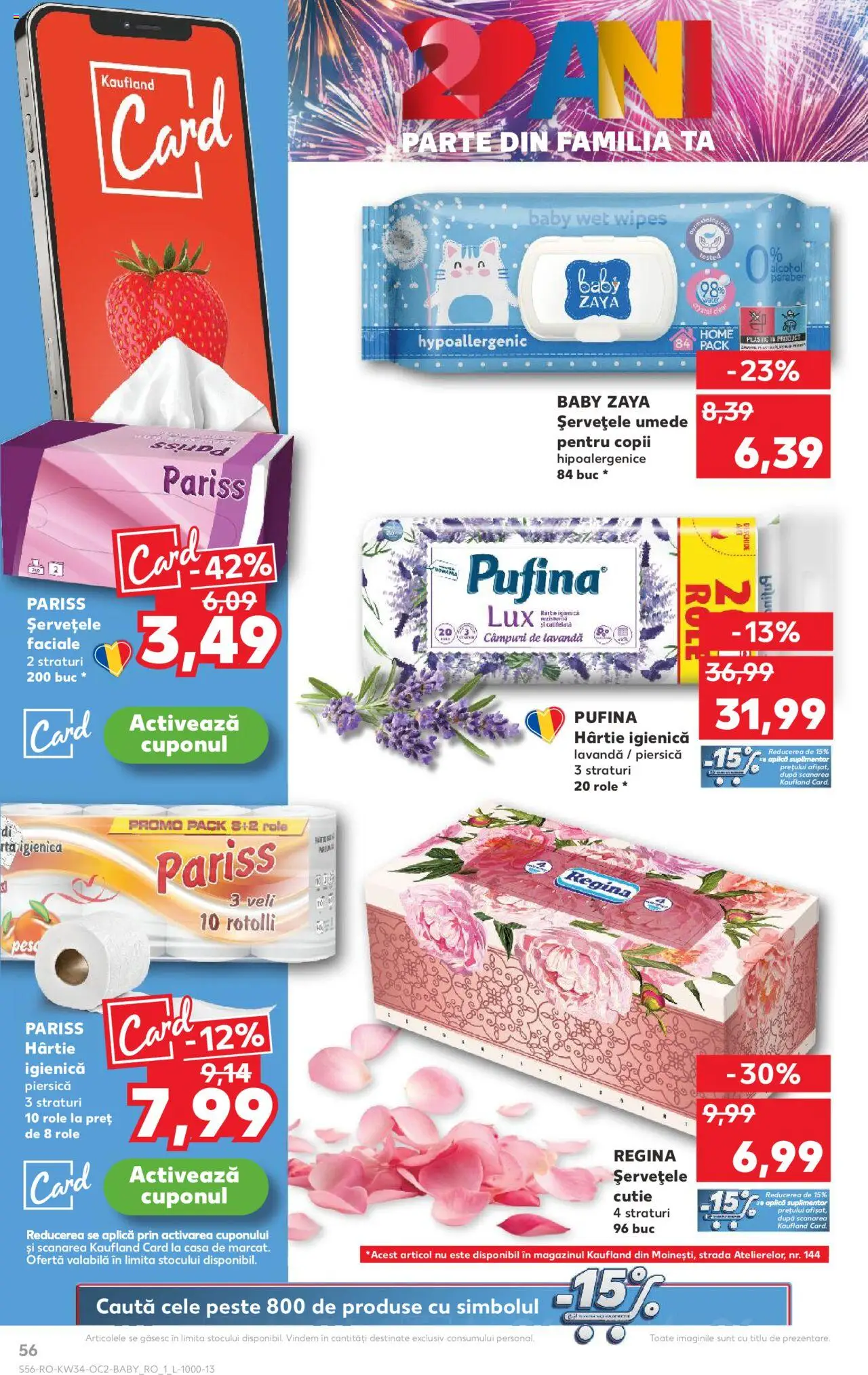Kaufland RO akciós ujság - amely érvényes a következő dátumtól: 20.08.2025 | Oldal: 56
