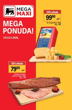 Mega Maxi katalog - pregled Mega Maxi kataloga - važi od 27.04.2026