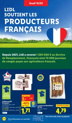 LIDL - Prévisualisation de Jambon persillé Bourgogne (2), Le produit de 200 g valide à partir de 19.02.2026 | Page: 18
