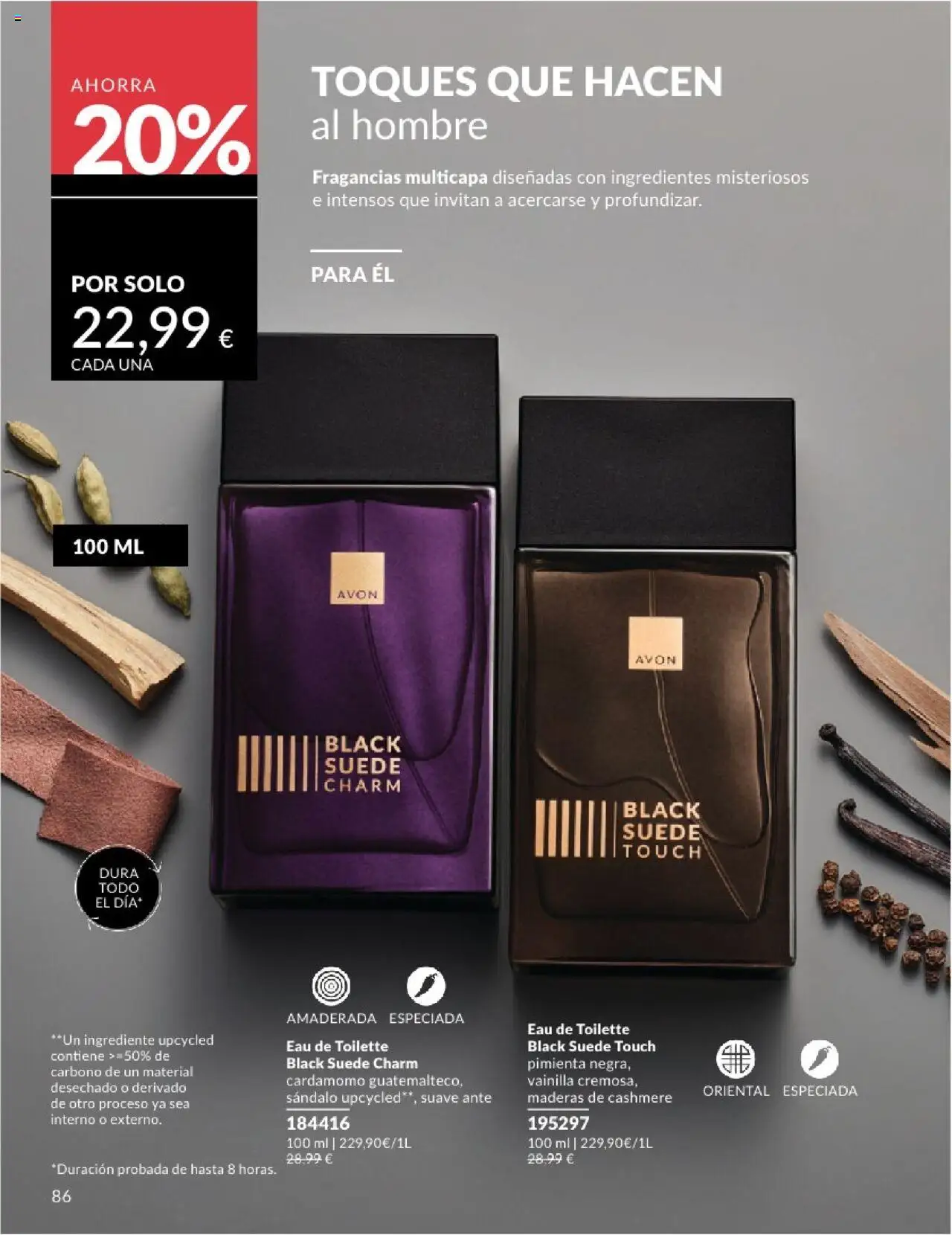 Catálogo AVON campaña 6 │ válido desde el 01.06.2025 | Página: 86 | Productos: Eau de toilette, Χοιρινό παϊδάκι, Κρεμάστρα