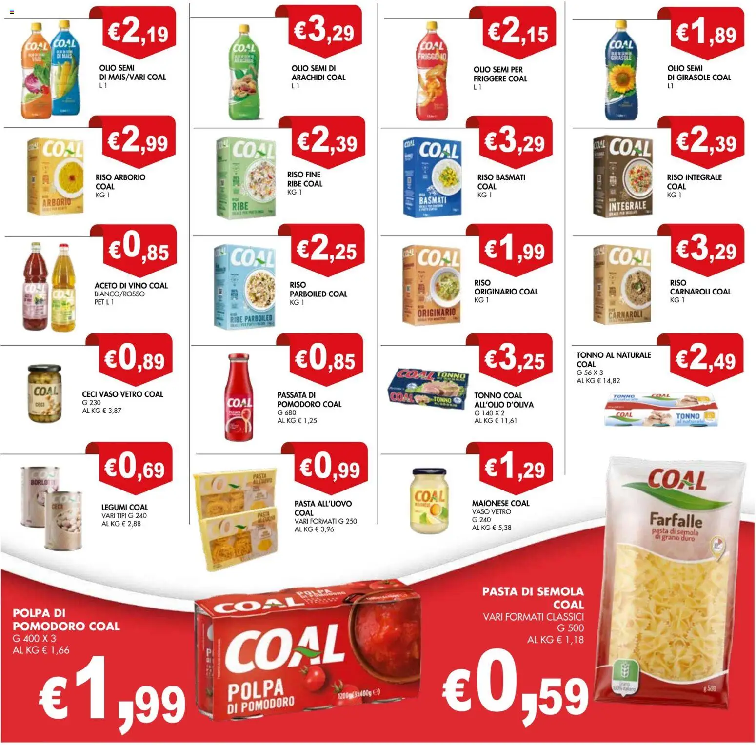 Volantino Coal del 14.11.2025 | Pagina: 26 | Prodotti: Riso Basmati, Olio, Vino, Arachidi