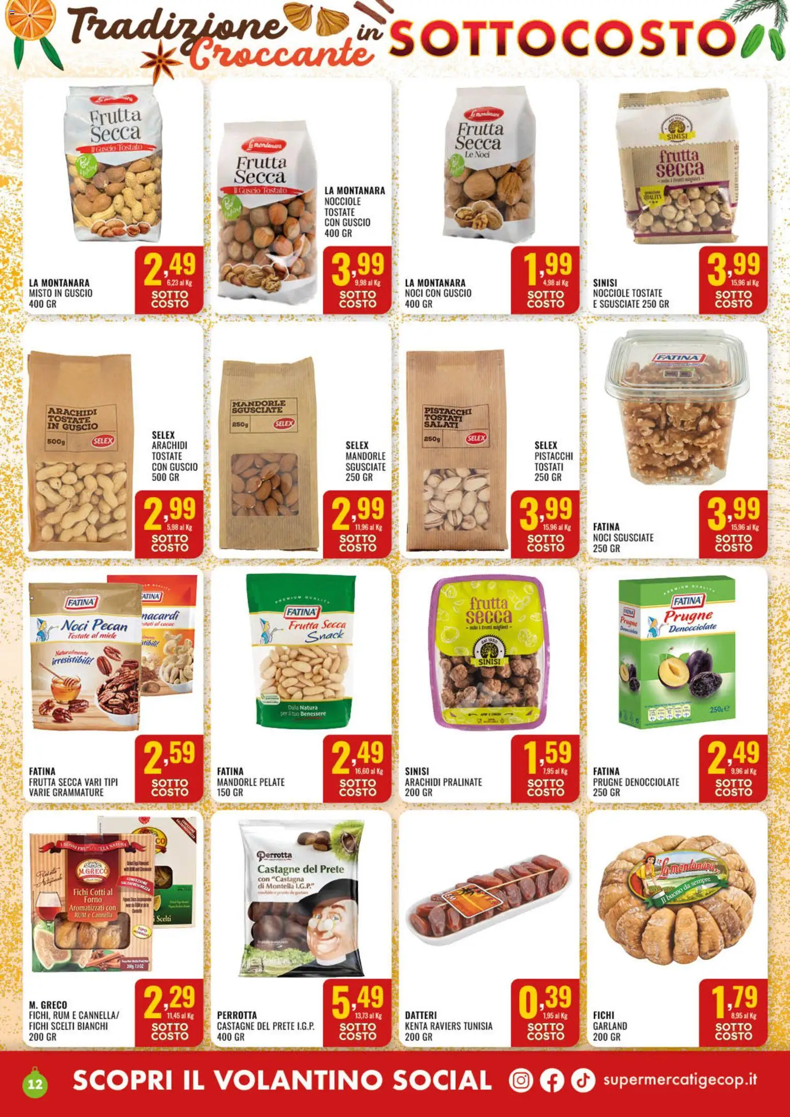 Volantino GECOP del 01.12.2025 | Pagina: 12 | Prodotti: Rum, Arachidi, Cacao, Forno