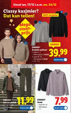 ESMARA® Hemd, maten M - XL, 100% katoen - Voorbeeld van een folder van Lidl, geldig van 17.12.2025 | Pagina: 52