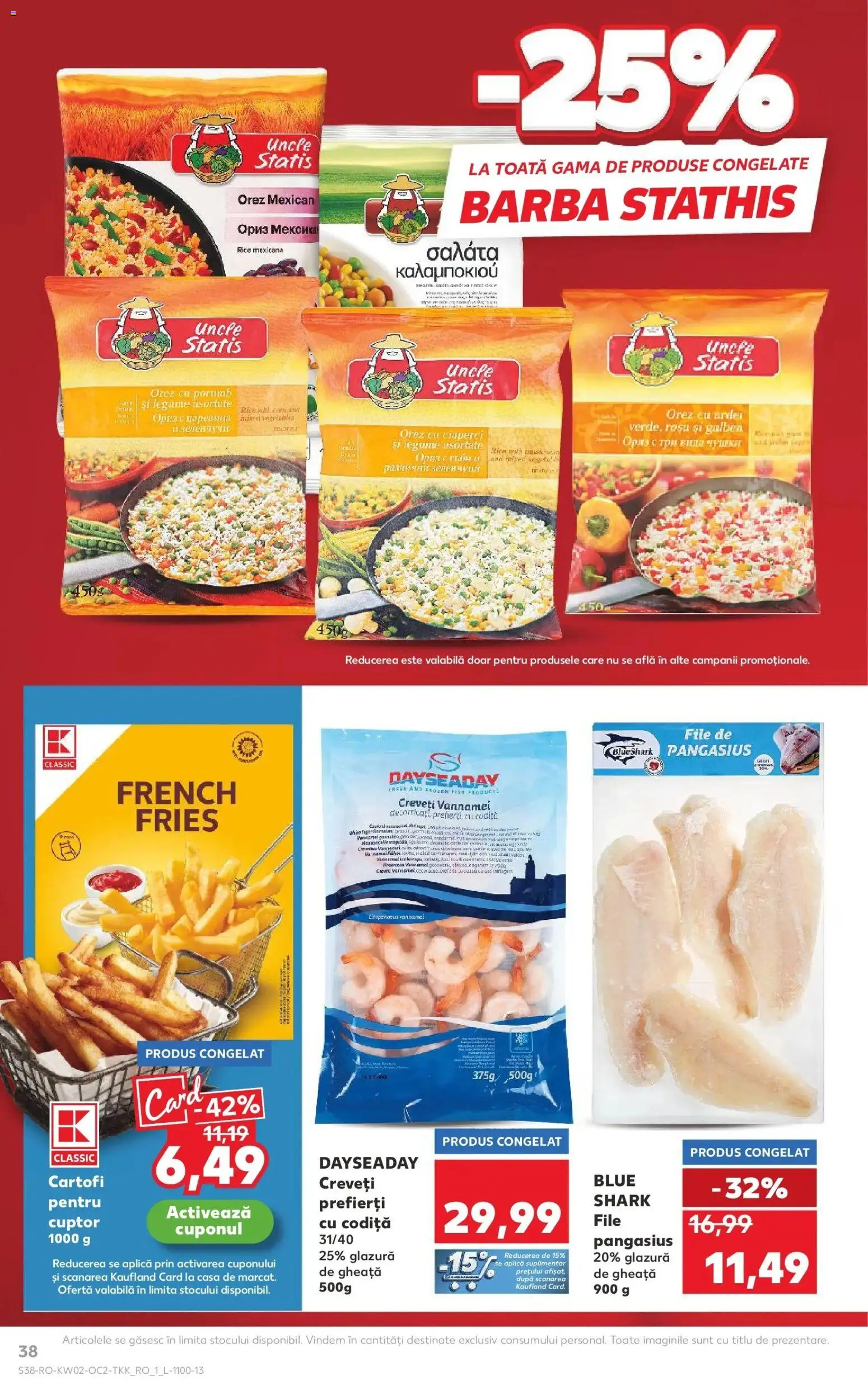 Noul catalog Kaufland – valabil de la 07.01.2026 | Pagină: 38 | Produse: Ardei, Salată, Cartofi, Legume