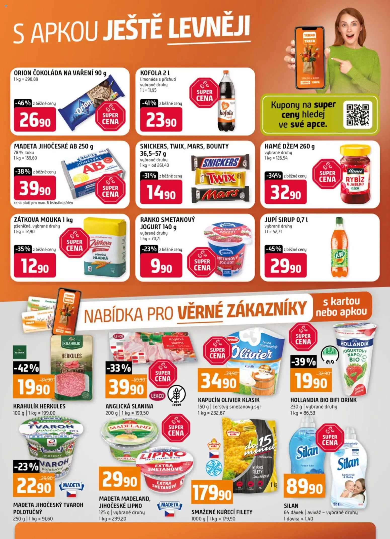 Terno leták - Hradec Králové od 26.11.2025 | Strana: 24 | Produkty: Sýr, Jupí, Kofola, Čokoláda na vaření