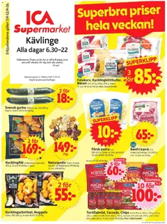 ICA Supermarket - Kävlinge - Förhandsvisning av reklamblad från butik ICA Supermarket aktuell från 06.04.2026