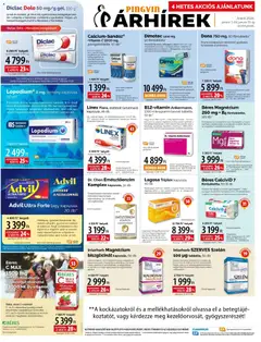Pingvin Patika Akciós újság - amely érvényes a következő dátumtól: 01.01.2026 | Oldal: 2