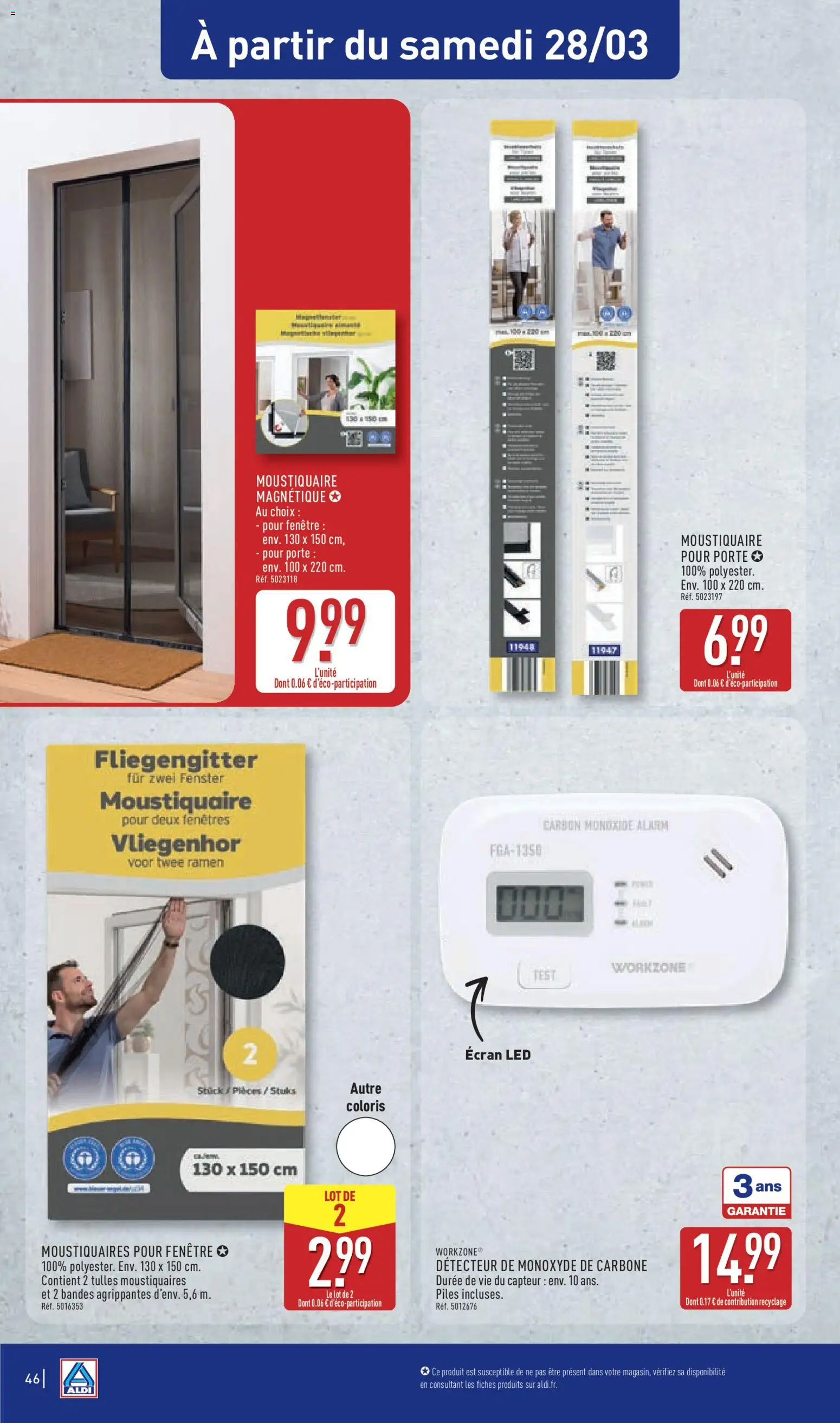 {H1} | Page: 48 | Produits: Porte, Moustiquaire, Piles