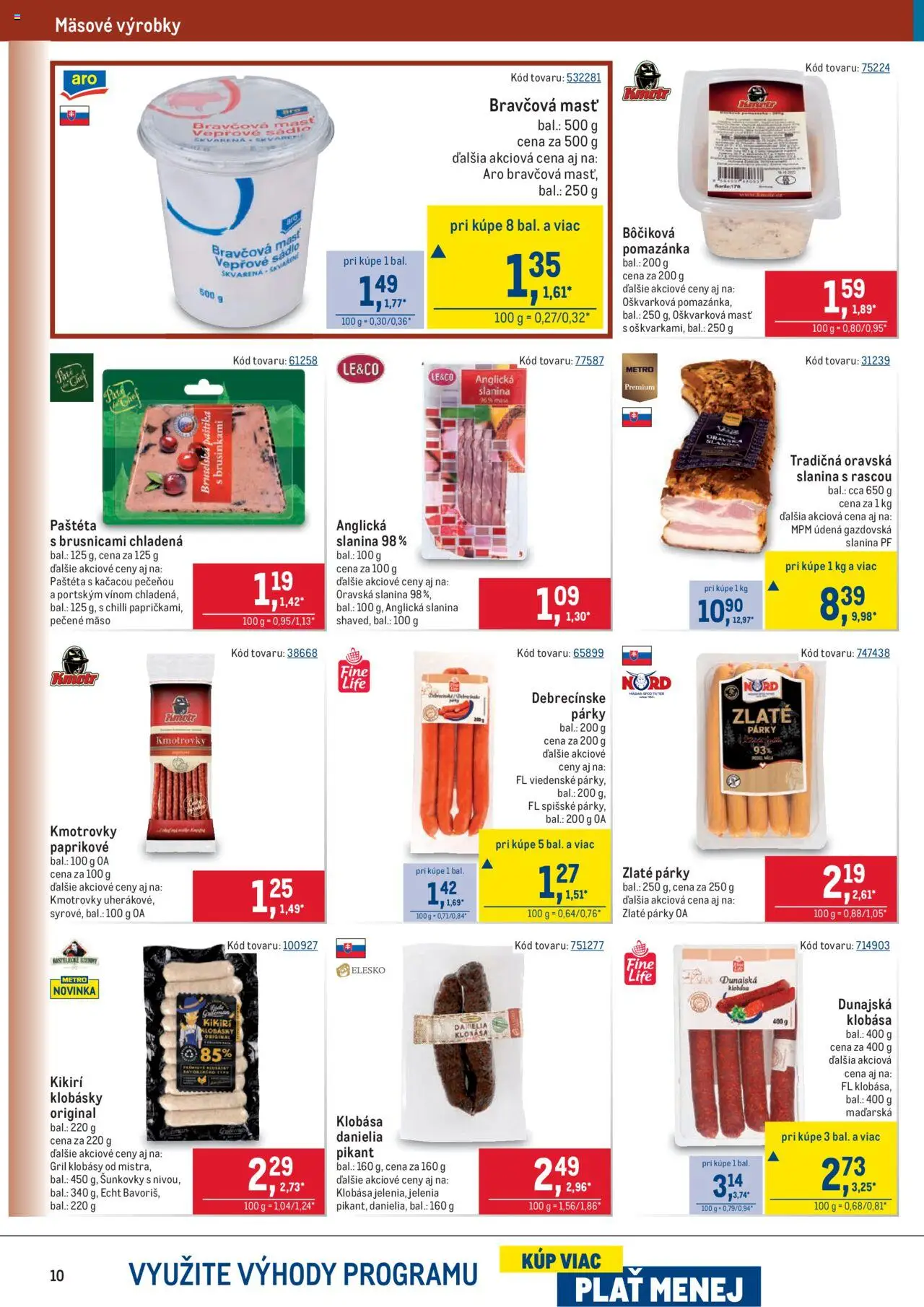 Metro maloobchod │ platný od 18.06.2025 | Strana: 10 | Produkty: Gril, Slanina, Chilli, Párky