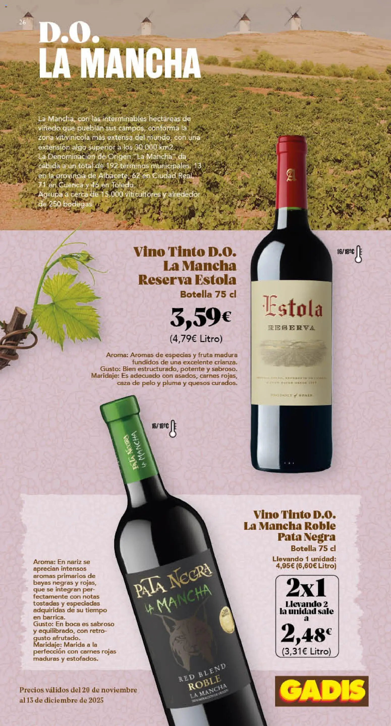 Gadis - folleto │ válido desde el 20.11.2025 | Página: 26 | Productos: Vino
