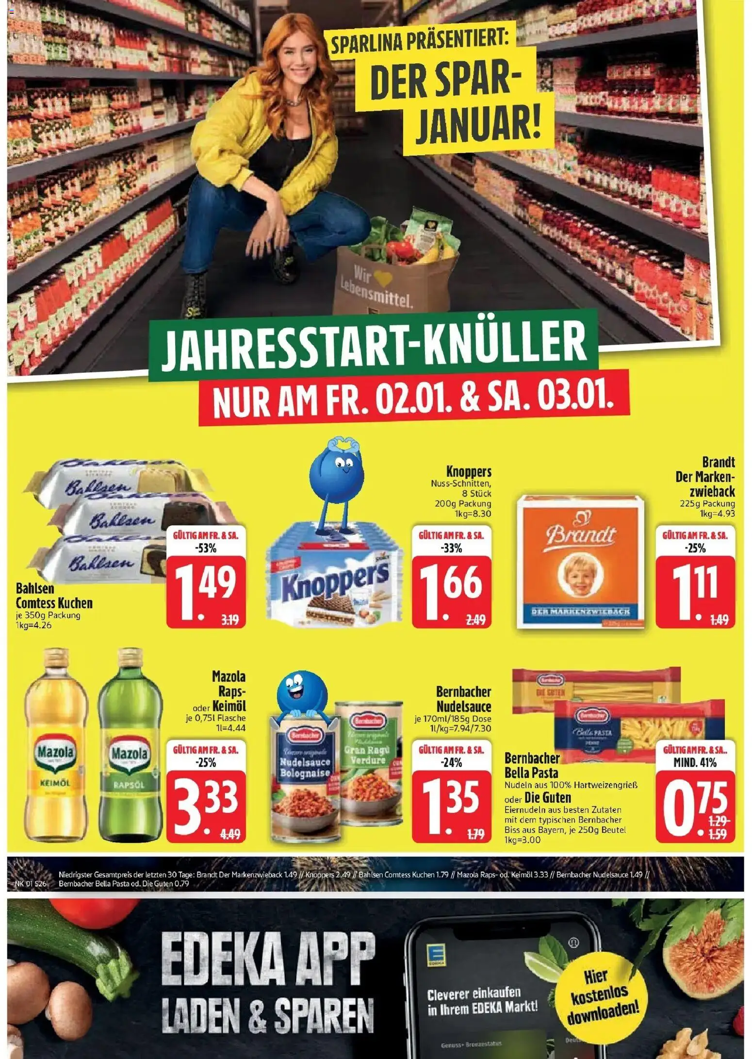 Edeka prospekt München	 – gültig ab 28.12.2025 | Seite: 28 | Produkte: Rapsöl, Pasta, Nudeln, Kuchen