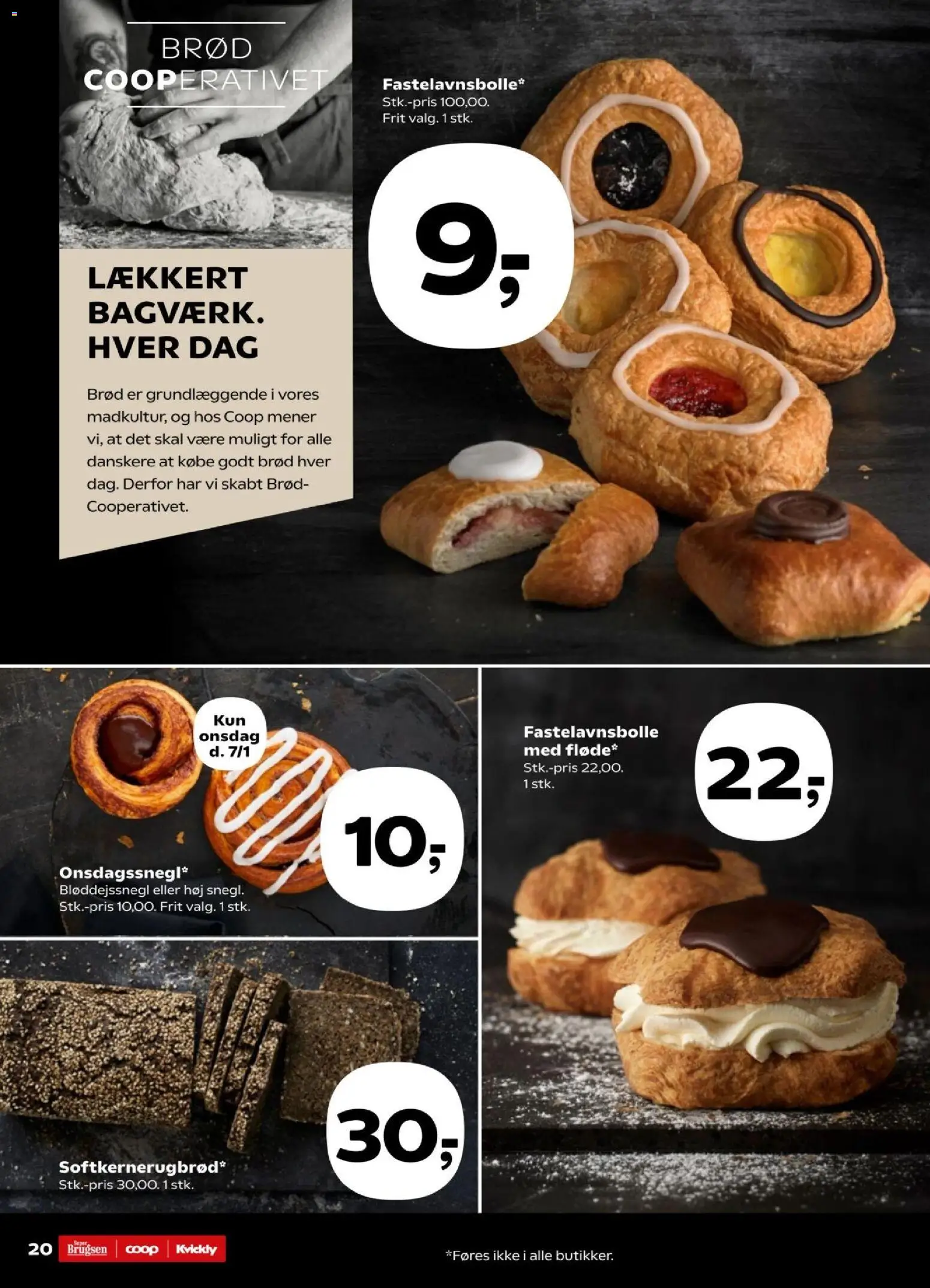 Kvickly tilbudsavis – gyldig fra 01.01.2026 | Side: 22 | Produkter: Brød