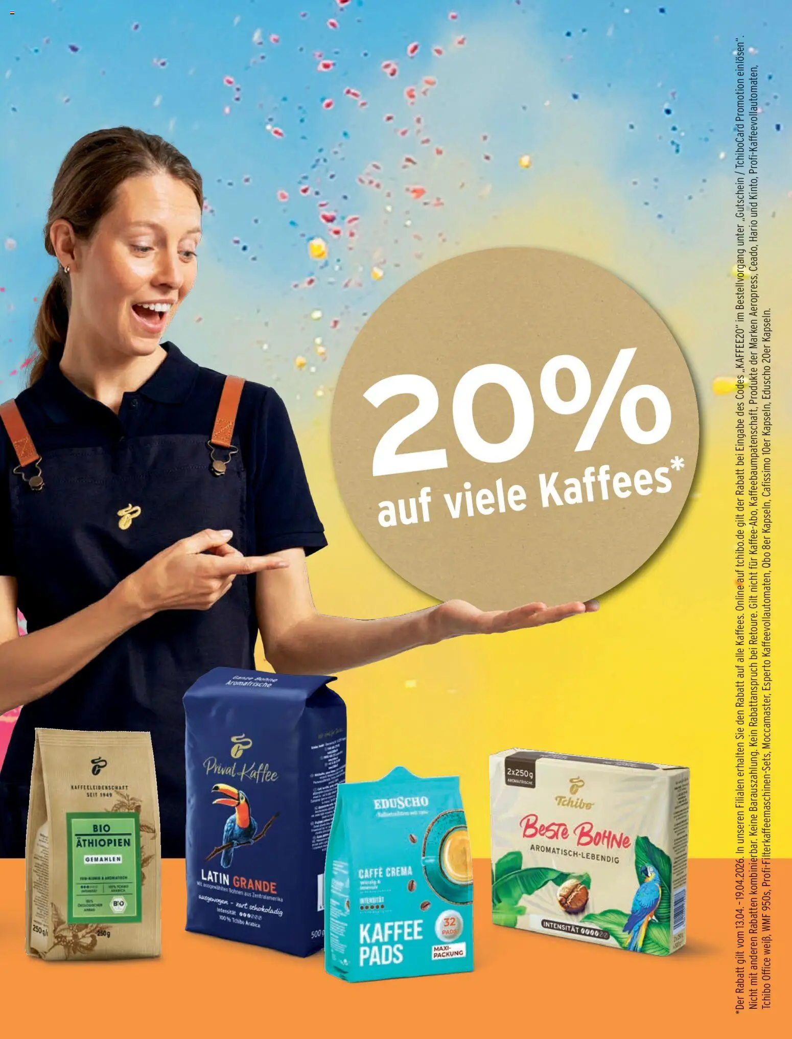 Tchibo Prospekt April – gültig ab 01.04.2026 | Seite: 183 | Produkte: Kaffee, Eduscho