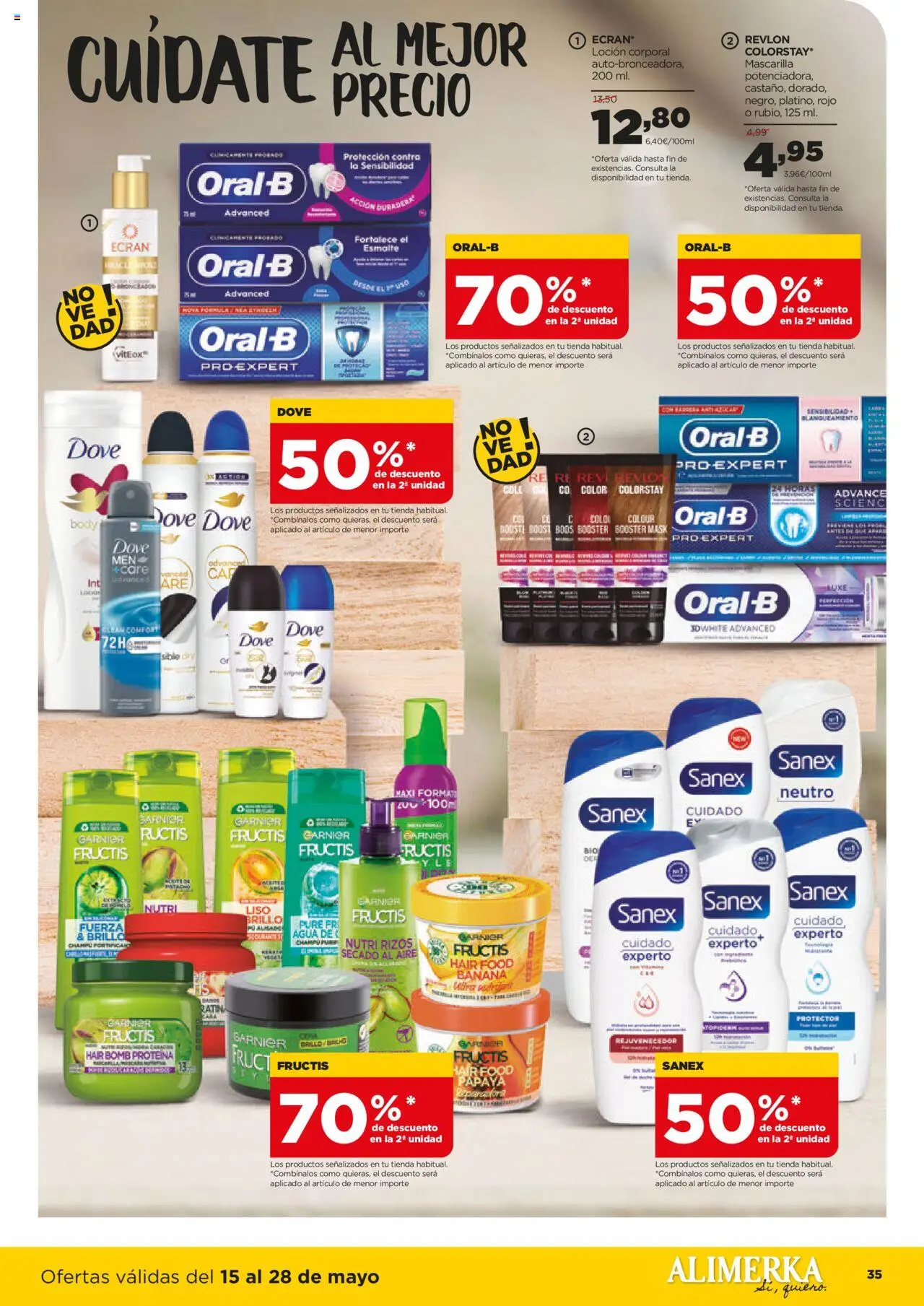 Alimerka folleto Castilla y León │ válido desde el 29.05.2025 | Página: 35 | Productos: Gel de ducha, Desodorante, Pasta, Body