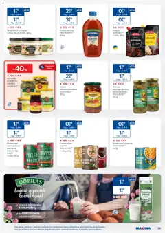 Švelnus kečupas HELLMANN'S**, 840 g│galioja nuo 12.08.2025 | Puslapis: 29 | Prekių: Pienas, Pomidorai, Saulėje džiovinti pomidorai, Kečupas